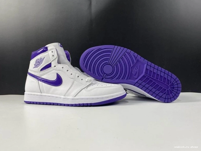 Rep HIGH RETRO CD0461-151 JORDAN AIR COURT 1 PURPLE 0809